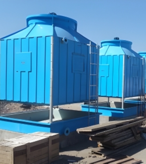 100 TR Cooling Tower Installation