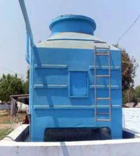 90 TR Cooling Tower Installation